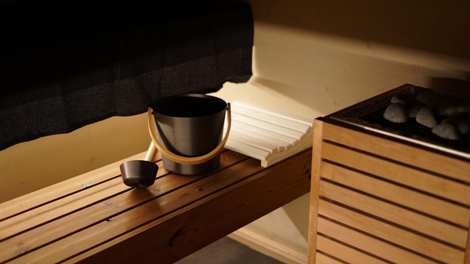 VärmeKoja-Sauna im Camping Sutz am Bielersee