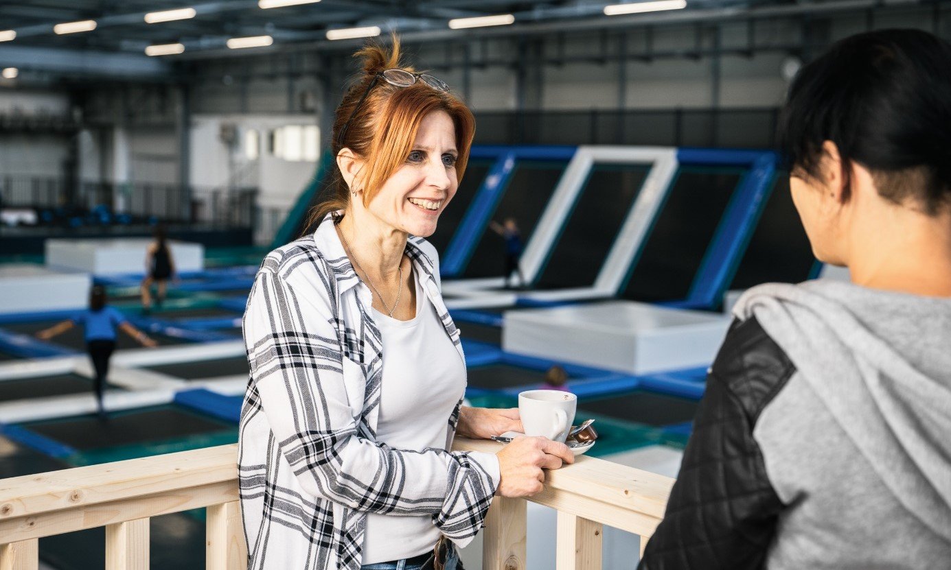 Zuschauerbereich im Tanoshii Funpark in Altstätten (SG) Zuschauerbereich im Tanoshii Funpark in Altstätten (SG)